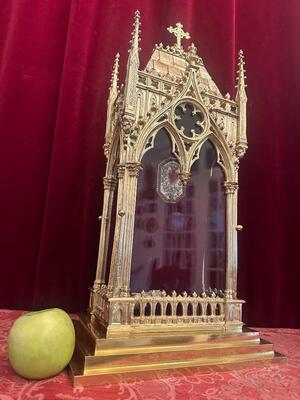 1 Gothic - style Large Reliquary