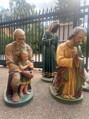 11 Gothic - style Nativity Set: By Johannes Petrus Maas ('S-Hertogenbosch, 22 Januari 1861 – Haarlem, 3 Februari 1941)