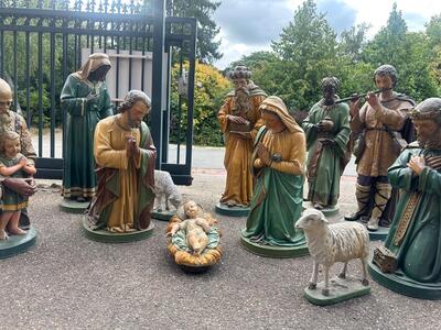 11 Gothic - style Nativity Set: By Johannes Petrus Maas ('S-Hertogenbosch, 22 Januari 1861 – Haarlem, 3 Februari 1941)