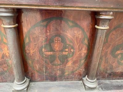 Altar  en Wood, Belgium 19 th century