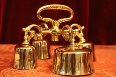 Altar - Bell en Bronze / Polished and Varnished, France 19th century