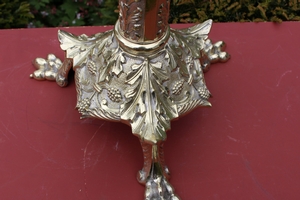 Altar - Cross en Brass / Bronze, France 19th century