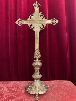 Altar - Cross en Bronze, France 19 th century