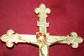 Altar - Cross en Brass / Bronze, Belgium 19th century