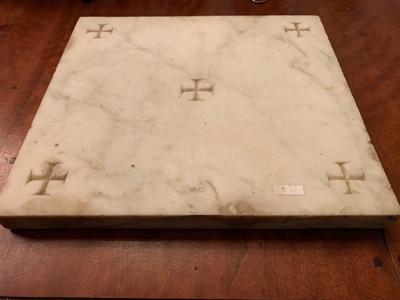 Altar - Stone. Only For Sale In Combination With Altar en Carrara Marble, Belgium 19th century