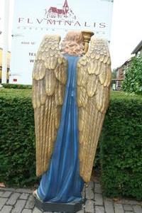 Angel polystone, Belgium 19th century
