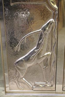 Tabernacle With Original Key. Weight 130 Kgs style Art - Nouveau en Brass / Bronze / Iron, Belgium 20th century (Anno 1951)