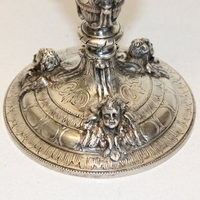 Chalice style Baroque en silver , Italy 18 th century