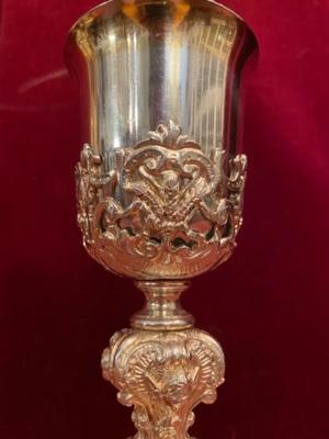 Chalice  style Baroque en Full - Silver, Southern Germany 19 th century