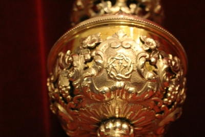Ciborium style Baroque en full silver, Belgium Early 18th Century