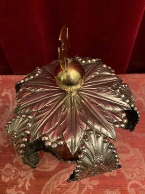 Crown style Baroque en full silver, Belgium 19th century
