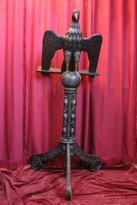 Eagle Lectern Higher Price Range style Baroque en hand-carved wood , Flemish 18 th century