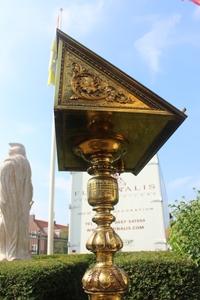 Exceptional Choir Lectern Weight 125 Kgs !  style Baroque en Full Bronze, England 19th century