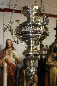 Sanctuary Lamp style baroque en Brass / Bronze, France 18 th century