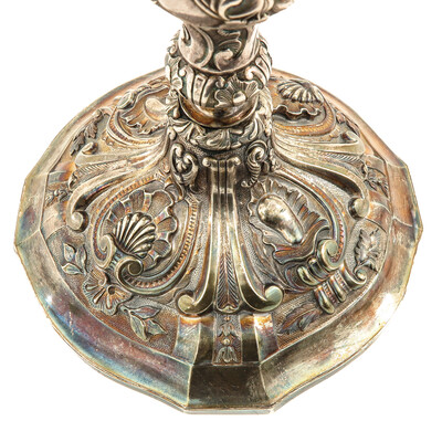 Chalice  style Baroque - Style en Silver, Belgium  19 th century