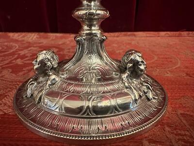 Chalice style Baroque - Style en Full Silver Polished and Varnished, Italy 18 th century