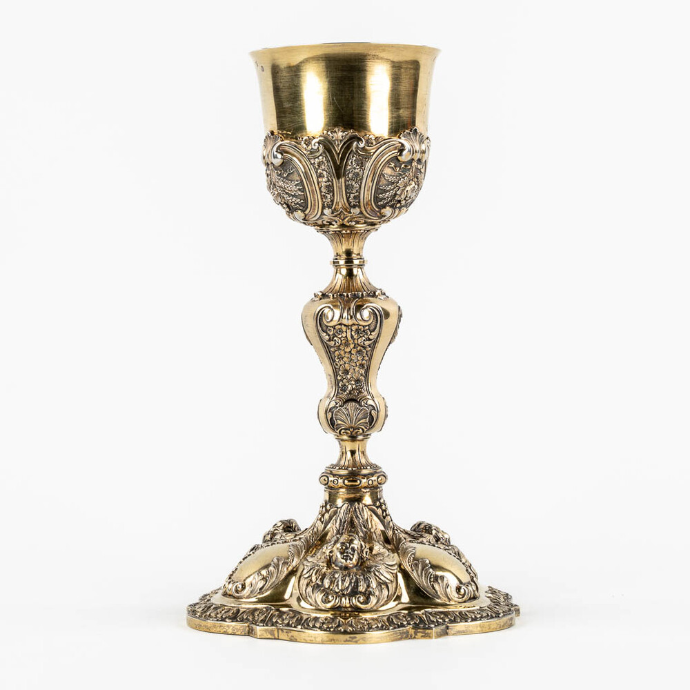 1 Baroque - Style Chalice By : Jan Jacobus Vermandele (1788-1859)