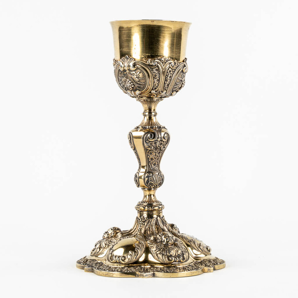 1 Baroque - Style Chalice By : Jan Jacobus Vermandele (1788-1859)