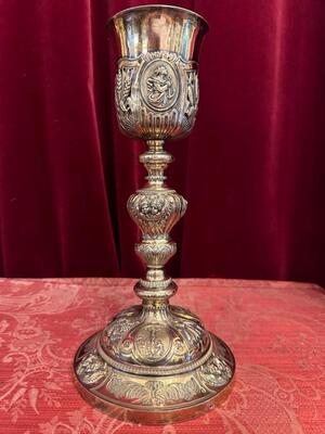 1 Baroque - Style Chalice With Original Paten