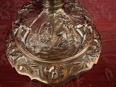 Ciborium style Baroque - Style en Full - Silver / Silver Marks Present, Belgium  19 th century ( Anno 1835 )