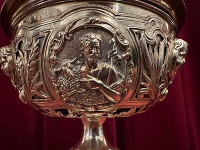 Ciborium style Baroque - Style en Full - Silver / Silver Marks Present, Belgium  19 th century ( Anno 1835 )