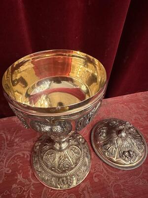 Ciborium style Baroque - Style en Full - Silver / Silver Marks Present, Belgium  19 th century ( Anno 1835 )