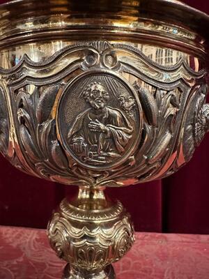 Ciborium style Baroque - Style en Full - Silver / Silver Marks Present, Belgium  19 th century ( Anno 1835 )