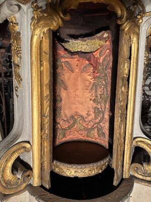 Cillinder Tabernacle style Baroque - Style en Wood, Belgium  18 th century ( Anno 1725 )