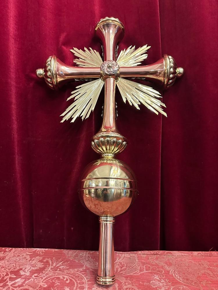 1 Baroque - Style Exceptional Procession Cross