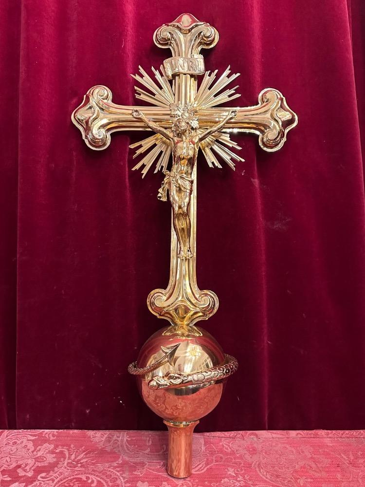 1 Baroque - Style Exceptional Processional Cross