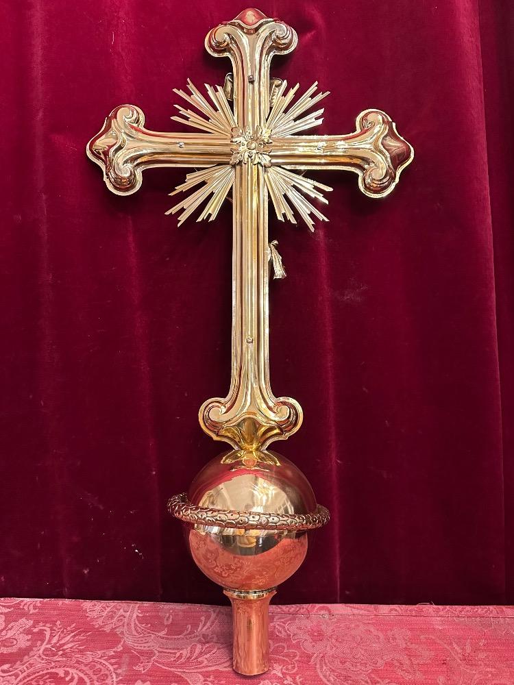 1 Baroque - Style Exceptional Processional Cross