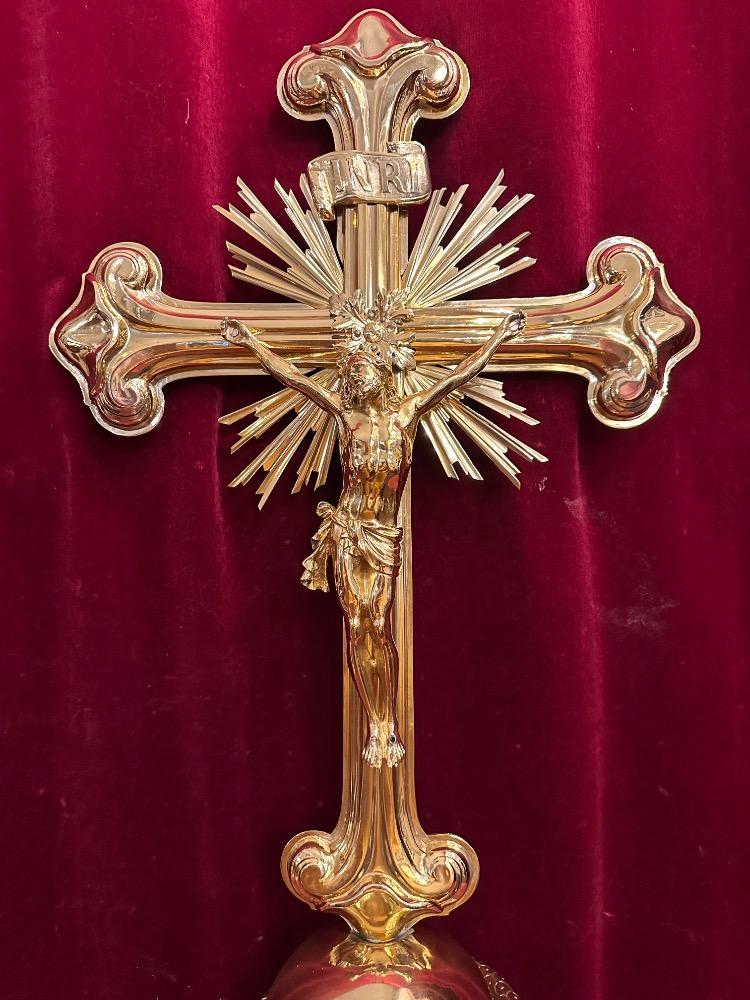 1 Baroque - Style Exceptional Processional Cross