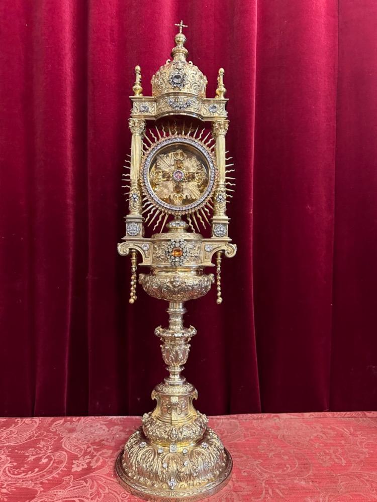 1 Baroque - Style Exceptional Reliquary Relic Of The True Cross Higher Price Range