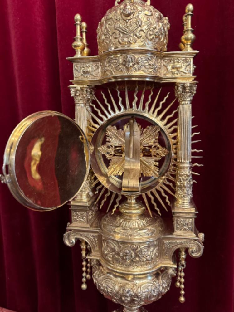 1 Baroque - Style Exceptional Reliquary Relic Of The True Cross Higher Price Range