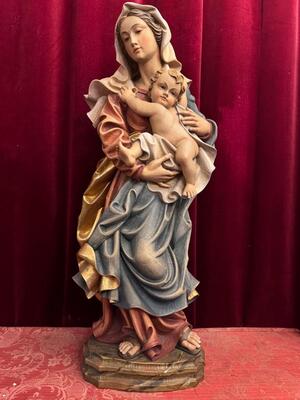 1 Baroque - Style Madonna With Child