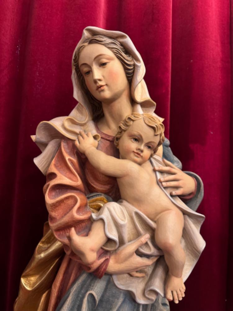 1 Baroque - Style Madonna With Child