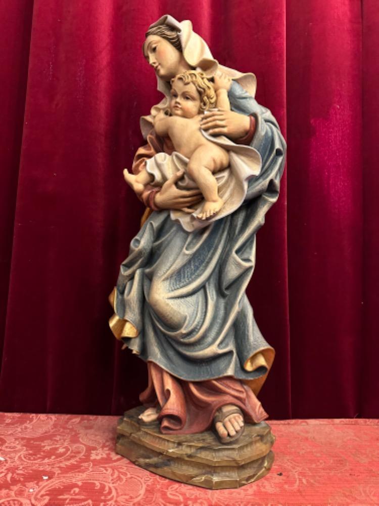 1 Baroque - Style Madonna With Child