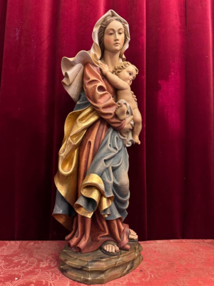 1 Baroque - Style Madonna With Child