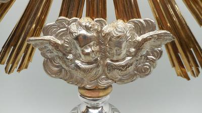 Monstrance style Baroque - Style en Brass / Bronze / Gilt, Belgium 19 th century