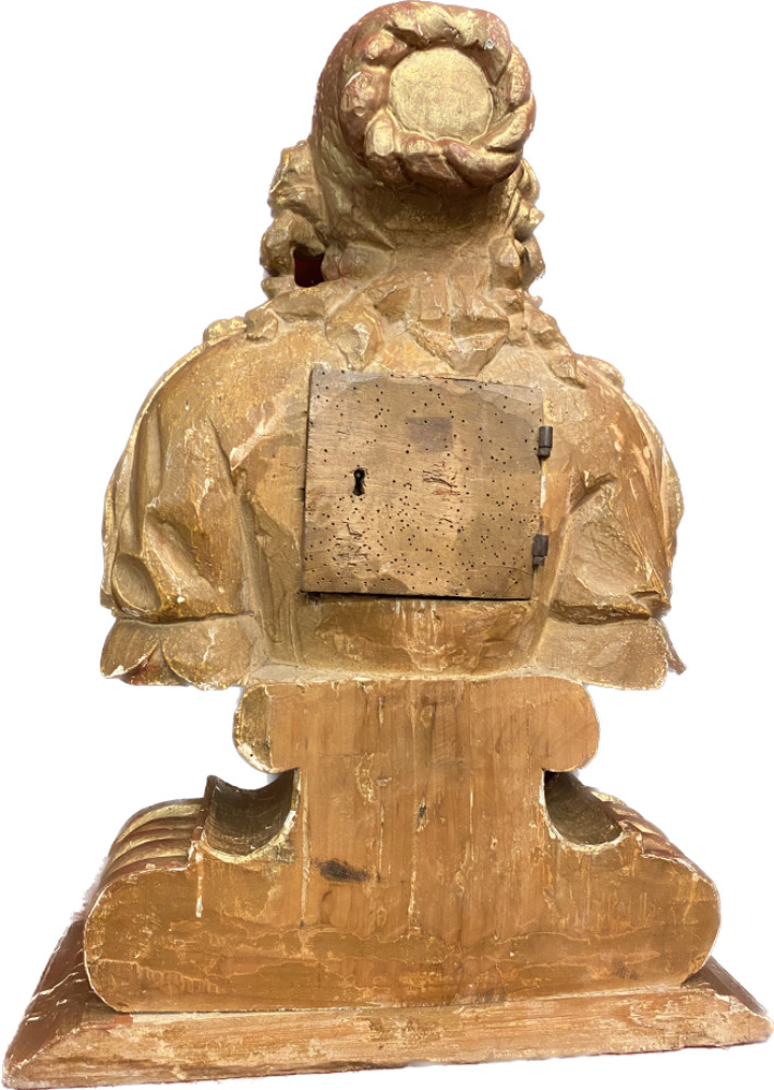 1 Baroque - Style Reliquary Bust St. Agnes