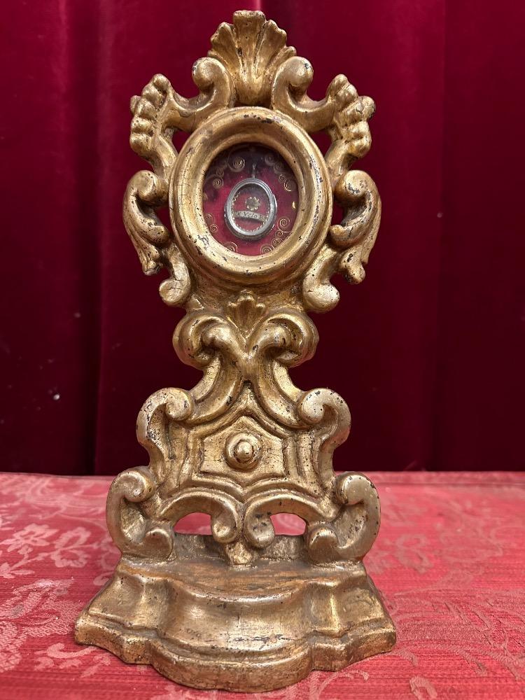 1 Baroque - Style Reliquary - Relic Ex Velo B.M.V.