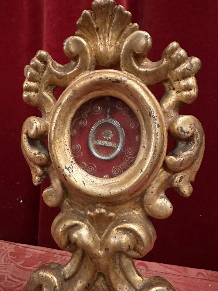 1 Baroque - Style Reliquary - Relic Ex Velo B.M.V.