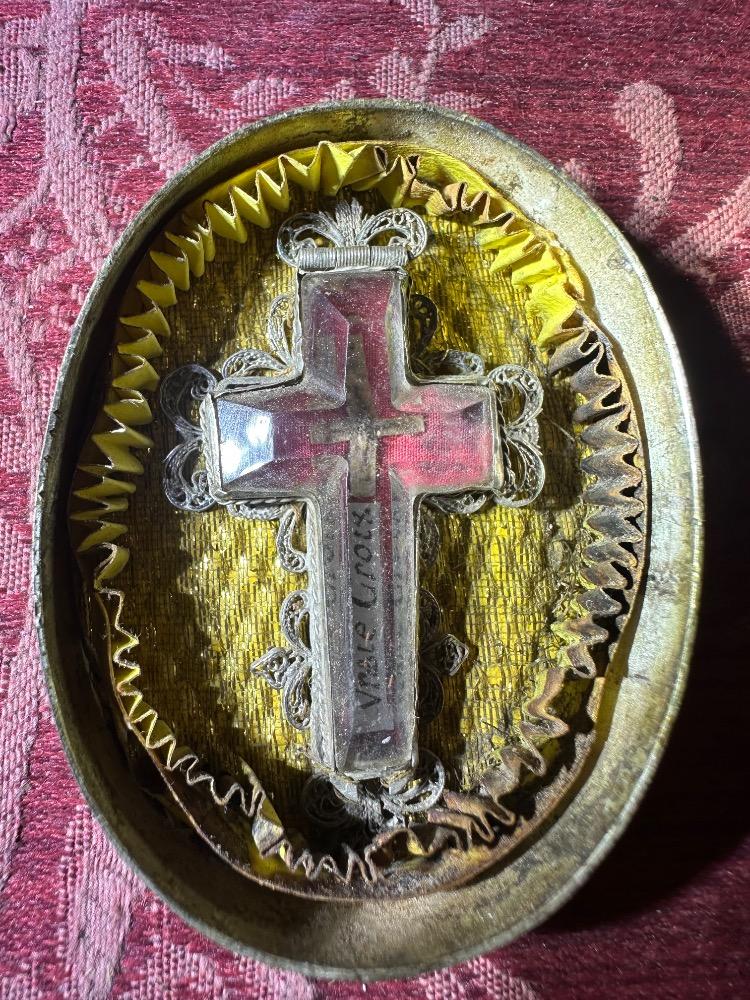 1 Baroque - Style Reliquary - Relic True Cross