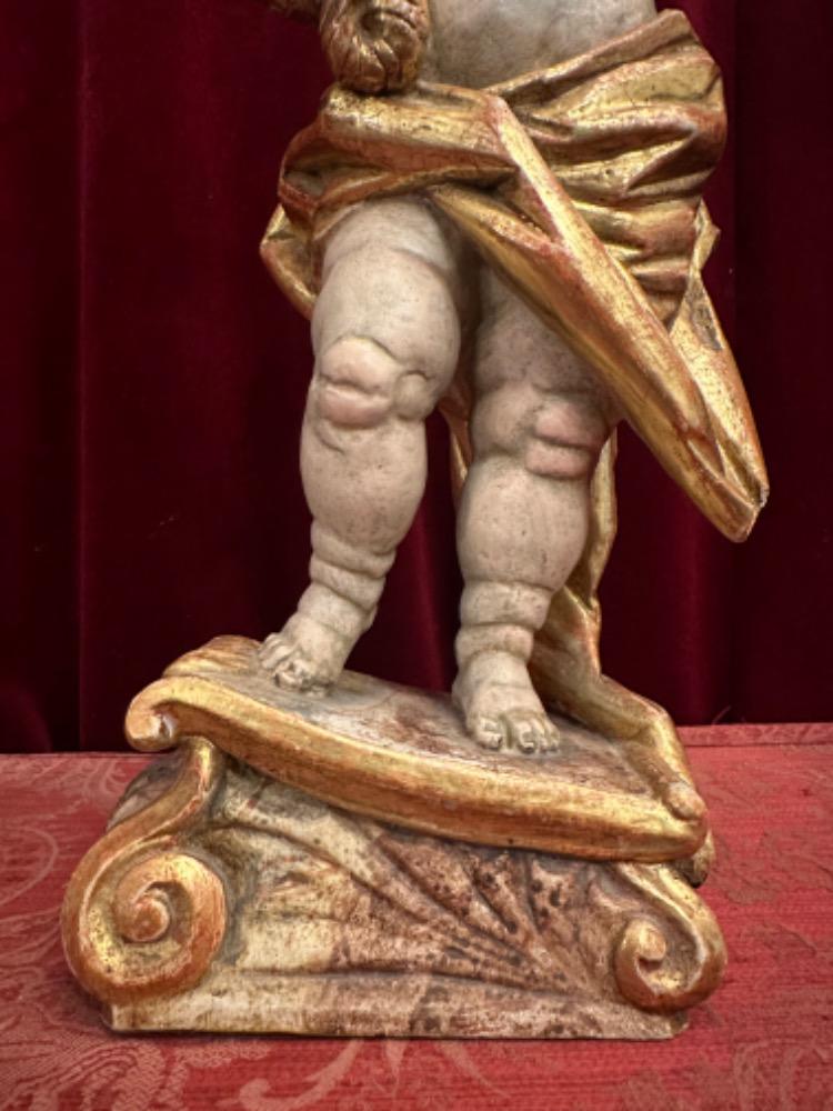 1 Baroque - Style Sculpture Angel