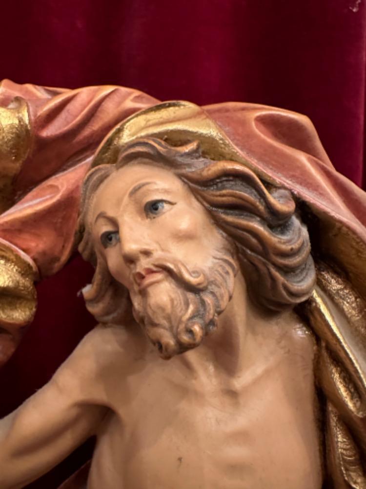 1 Baroque - Style Sculpture Risen Christ