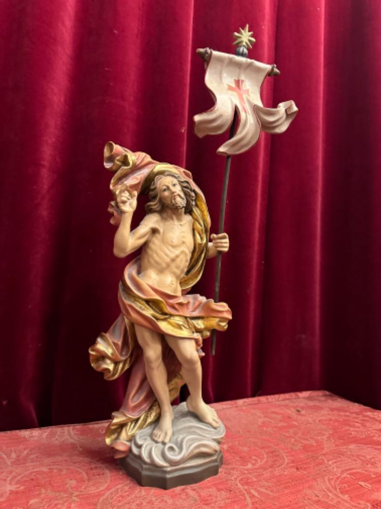 1 Baroque - Style Sculpture Risen Christ