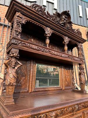 Cabinet  en Oak wood, Netherlands  19 th century