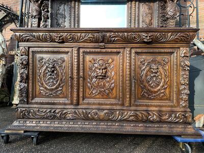 Cabinet  en Oak wood, Netherlands  19 th century