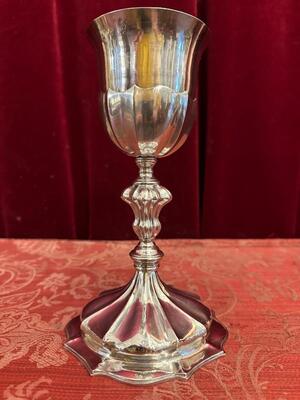 Chalice  en Full Bronze Polished and Varnished, Italy  19 th century ( Anno 1840 )