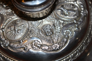 Chalice en silver, Belgium 19th century